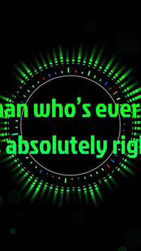 I Wouldn’t Touch You if You Were the Last Man on Earth.