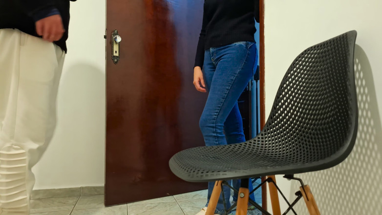 Victor SweetCoupleStories: Making Out and Masturbation in Panties at the Office.