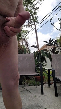 Acabando al aire libre