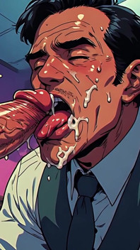 Des mecs chics taillent un facial, pipes
