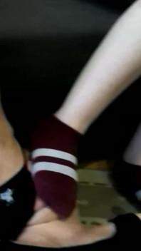 Brat Girls Sock Smelling