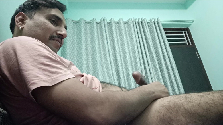 Rajasthani-old-lover: Indian uncle masturbation
