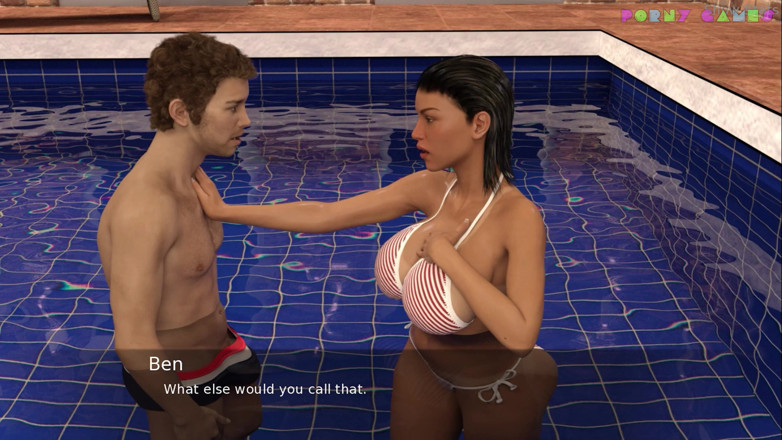 Porny Games: Project hot wife - Pool day, pool fun (89)