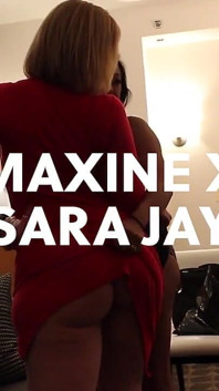 Super MILF, Sara Jay och Maxine X bakom kulisserna