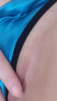 This Pussy Against This Satin Thong Feels so Good, It's Makes My Pussy Juice Seep Through Them I Get That Wet