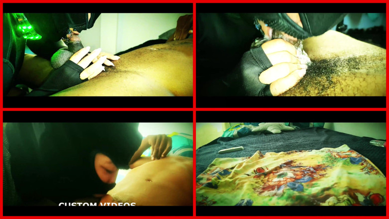 Uncut Lil Midget and Latina Freaky Friends: Goon Room the Dark-mask Edition