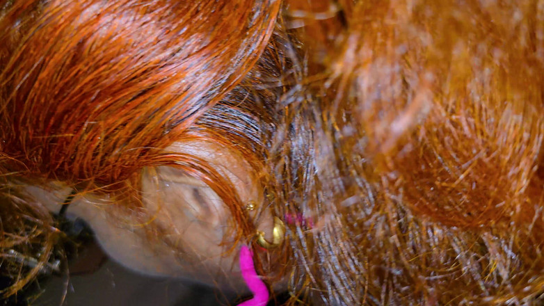 Beauty7Angels: Черно-розовый в клубе примерка перегона с обнаженной Nilmini Sheron