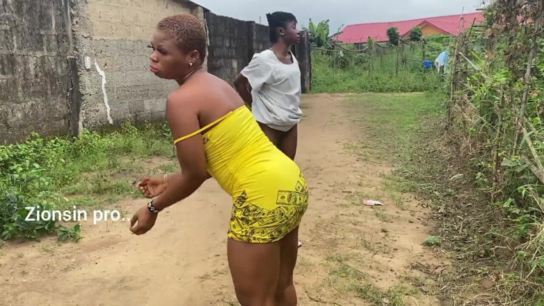 Zion: Naughty African Teen Showcasing Their Asses in Broad Daylight