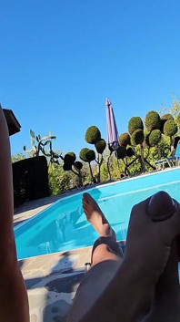 Brazen Pool Boy!