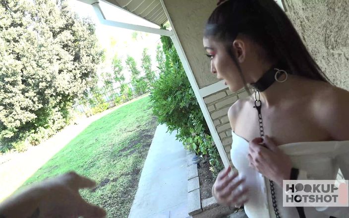 Hookup Hotshot: Brunette Whore Emily Willis Ends up Wrecked &amp; Sprayed!
