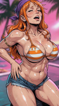 Nami One Piece Fanart (ai)