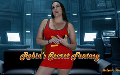 Melanie Hicks: Robin's geheime fantasie superhelden masturbatie in de Batcave milf -editie