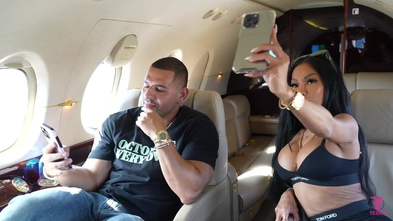 Teddy Tarantino: Asian Spinner Cj Miles Fucks Teddy Tarantino on Private Jet...