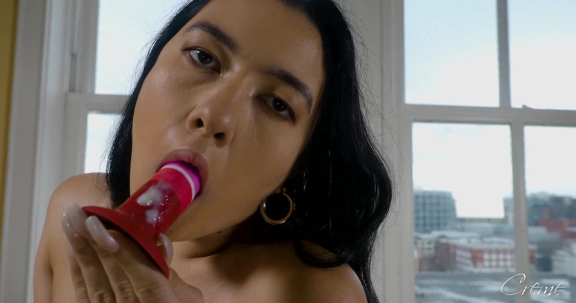 Bigsexy Films: Mimi 2 Moonlight Fucks Her Wet Pussy