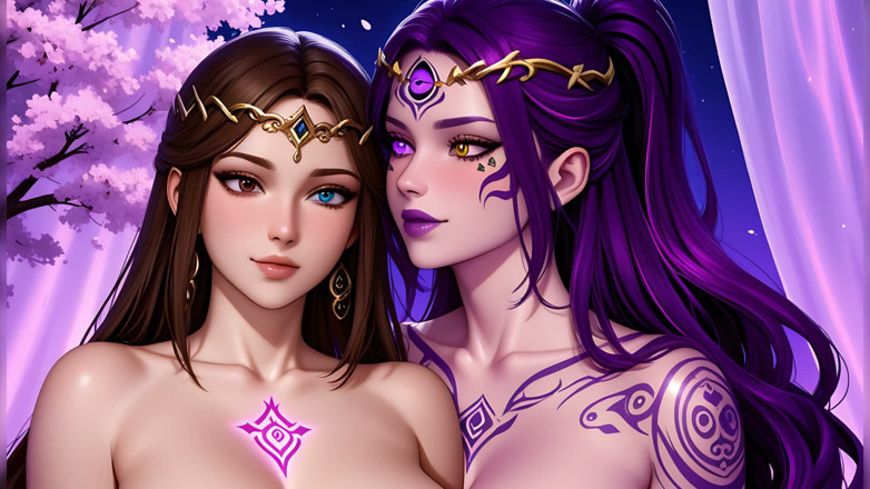 TransMuse: Enchanted Garden Ribcage Nibbling - Futa &amp; Handsome Man