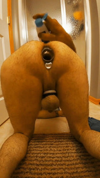 Hollow Buttplug Gapes My Asshole Open