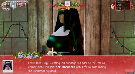 Cumming Gaming: Unlimited Christmas [Xmas hentai pornplay] Ep.4 Slutty nun shows her huge...