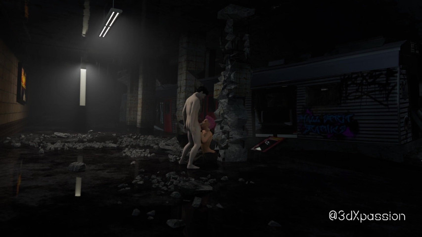 Sexy Slut Thacceq Gets Fucked Hard in Abandoned VR Subway - Deep Blowjob & Raw Pounding (3dxpassion)