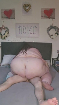 Ssbbw 骑乘我的鸡巴女牛仔风格
