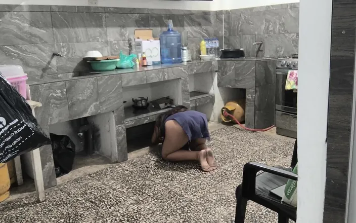 NEGRITA SEXY: I Caressed the Cook's Buttocks with My Penis. I Fantasize...