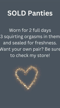 3 Squirting Orgasms in My Lacy Blue Panties.