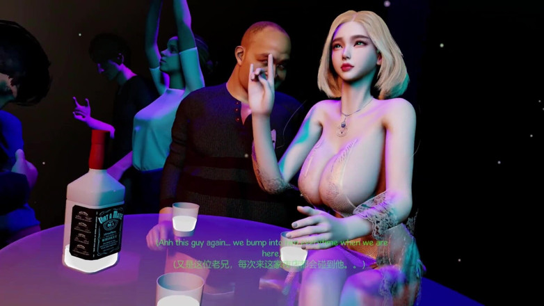 X Hentai: Soție infidelă cu țâțe mari la clubul de noapte - animație 3D
