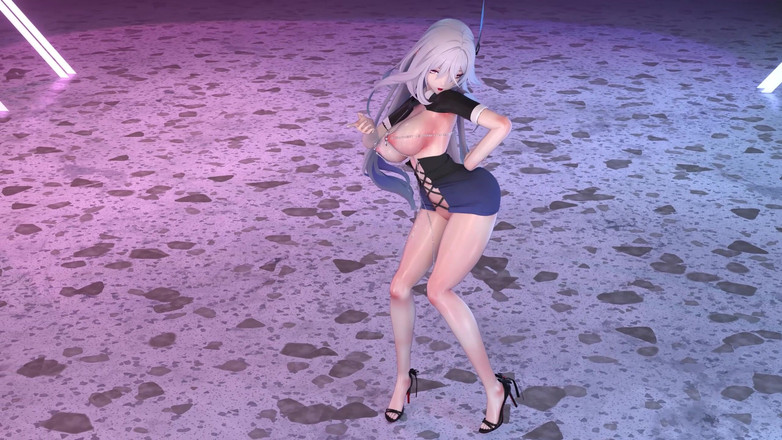 MikuMotion: Striptis rok bodi dirantai pentil