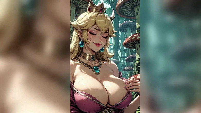 Game of Lust 3D: Gol Topless 애니메이션 핫한 프린세스 피치