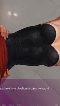Mila Ai - Liz Got Horny When She Saw the Handsome Security Guard - Addont - by Porn Game 4u