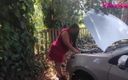 Mommy&#039;s fantasies: Короткое видео, часть 06, тайный кримпай от пасынка - трах в машине