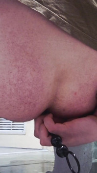Straight Husband Plays with Balls