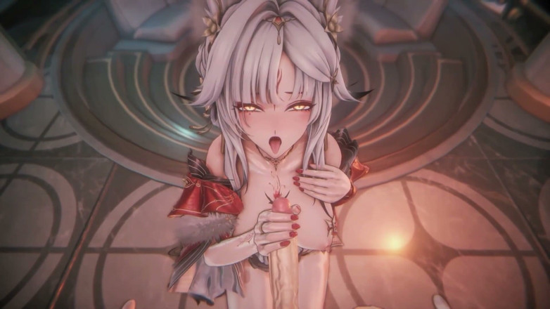 NSFWOtaku: Wuthering Waves - Hsin Lewd Moon Fox Sex Scene - 3D Hentai Animations