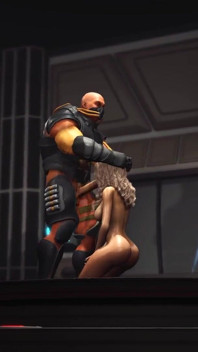 Tajemství areálu 51. Sci-fi android si hraje se sexy dívkou v laboratoři