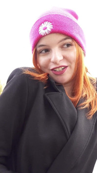 German Scout - lauter erster beim Pickup-casting mit dünnem rothaarigem teen Foxy Icegram
