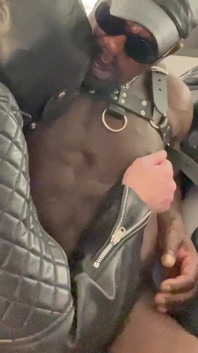 More Leather Interracial BDSM Sex Play Extracted From Faphouse Studio
