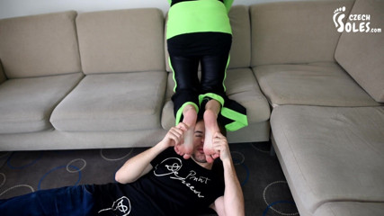 Czech Soles - foot fetish content: Dancing student gets her sexy feet worshiped