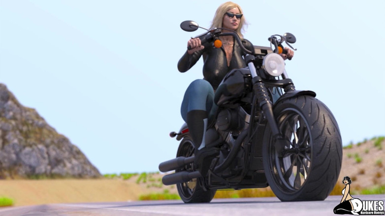 Dukes Hardcore Honeys: Biker-MILF episode 2, halb