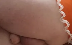 I Have a Ride with My Bike Wearing My Pantyhose Mini Dress and Outddor Have a Sexy Hot Momments