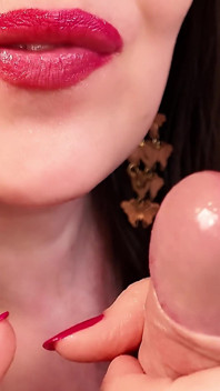 Senhorita Mona; Tenha um fetiche por porra e você é meu brinquedo: 6 gozadas na boca e engolidas