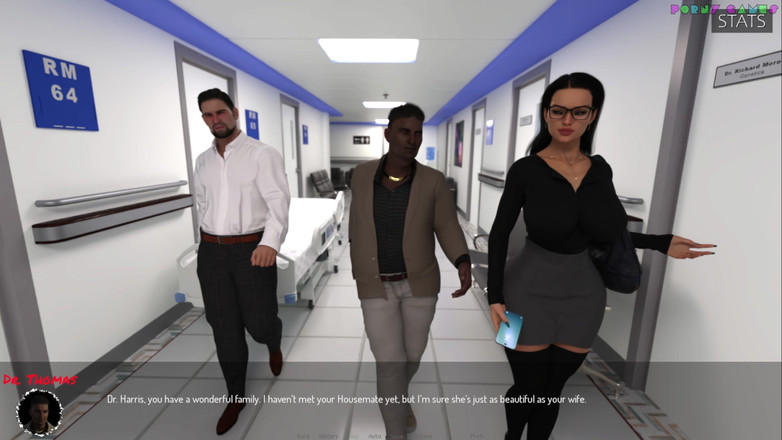 Porny Games: Medizinische Spezialpflege bis 10ki - erster Arbeitstag, mit erotischen Ergebnissen 1