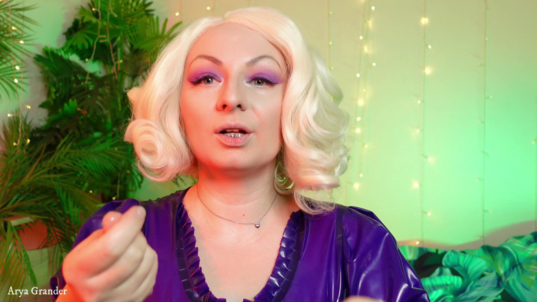 Arya Grander: Het dragen van latex handschoenen fetisj asmr Arya Grander