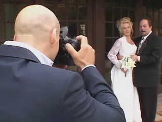 婚礼新娘照片拍摄以狂野啪结束