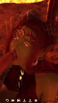 Onda Succubus knyter mig och blåser mig medan min flickvän fuskar med min bästa vän!