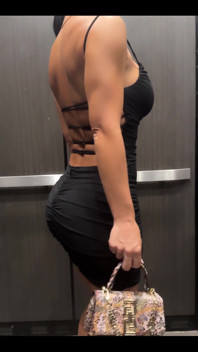 Night Out in a Little Black Dress Panties or No Panties?