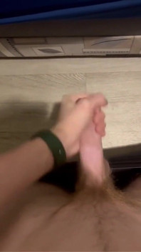 Excited Twink Playing with a New Toy, Pleasure and Cum!