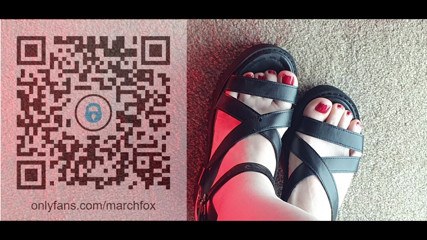 March Foxie: Toes on your cock