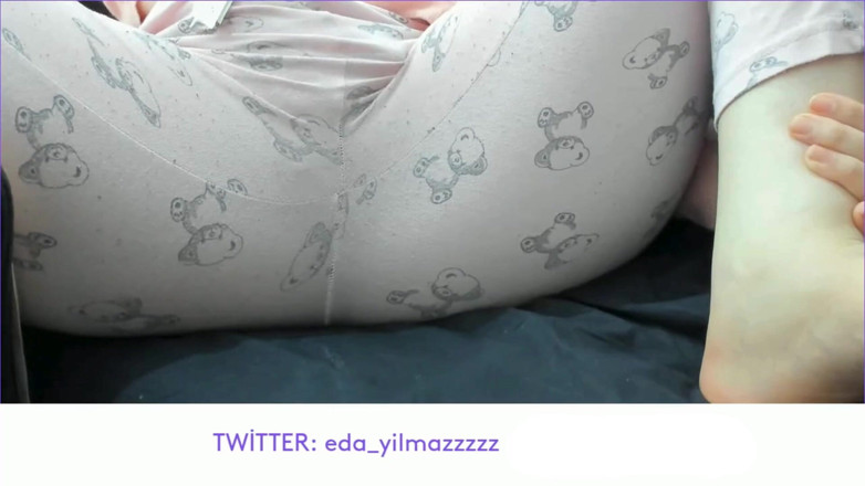 bigass_sexy_bigboobs: Masturbation in Pajamas - Pussy Caressing in Pajamas