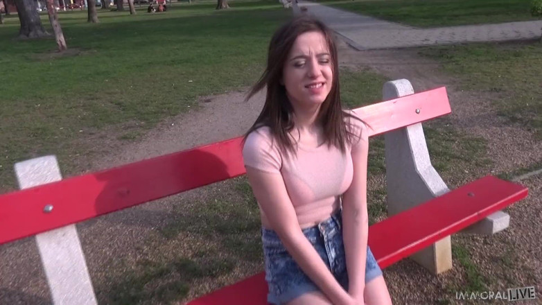 Immoral Live: Teen Takes It Deep in Her Ass