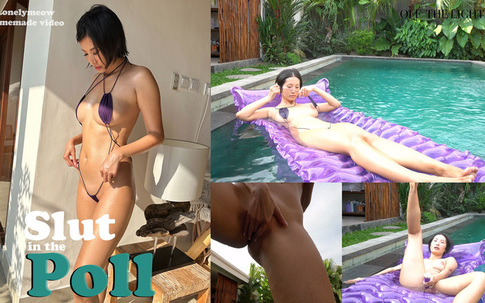 LonelyMeow: Đĩ chơi trong hồ bơi