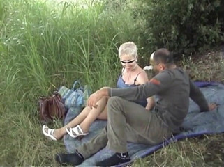 European Classics: Mature bitch wearing sun glasse while getting fucked on a...